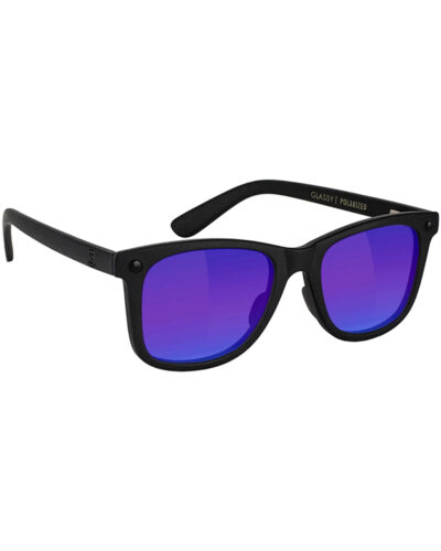 Mikemo Premium Polarized Sunglasses - Black/Purple Smoke