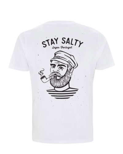 Stay Salty Mens Tee - White
