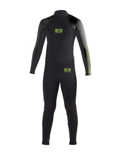 Kids Surf School 3/2mm Steamer - Lime