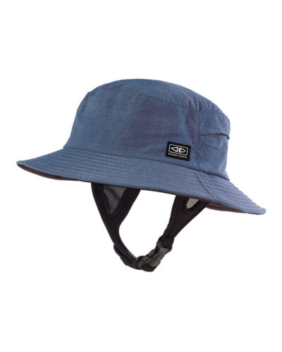 Bingin Mens Soft Peak Surf Hat - Blue Marle