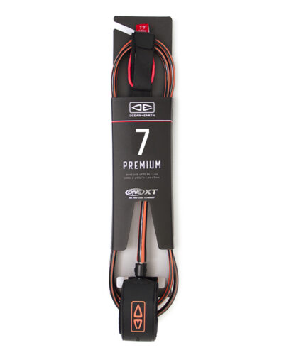 Premium One-XT 7ft Leash - Coral