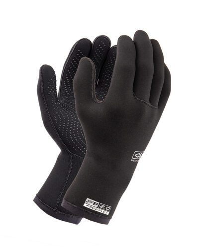 Double Black 2mm Wetsuit Gloves - Black