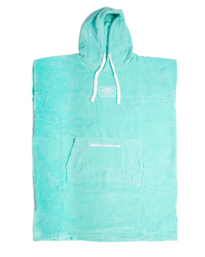 Womens Hooded Poncho - Mint