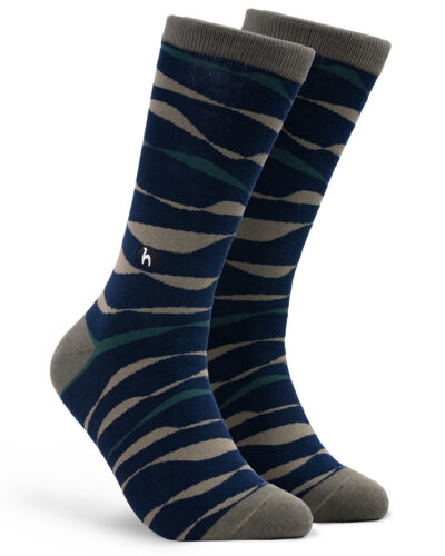 Sea Storm Socks - Blue