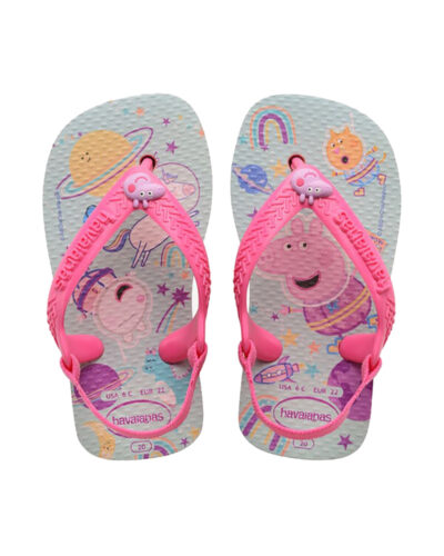 Baby Peppa Pig Flip Flops - Ballet Rose