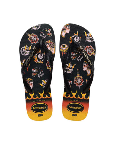 Top Tribo Flip Flops - Ruby Red/Black