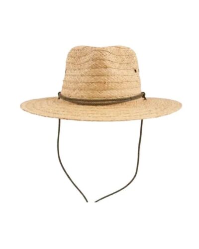 Tropic Mens Raffia Cane Hat - Natural