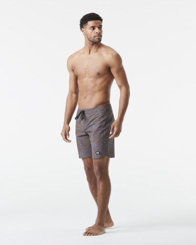 Andy Heritage Print 17" Mens Boardshorts - Ancolie Print