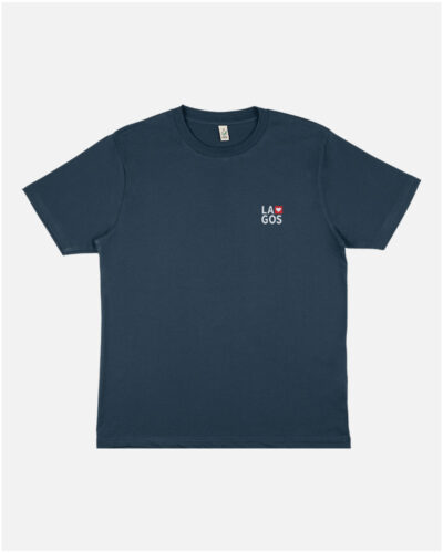 Love Lagos Mens Tee - Denim Blue