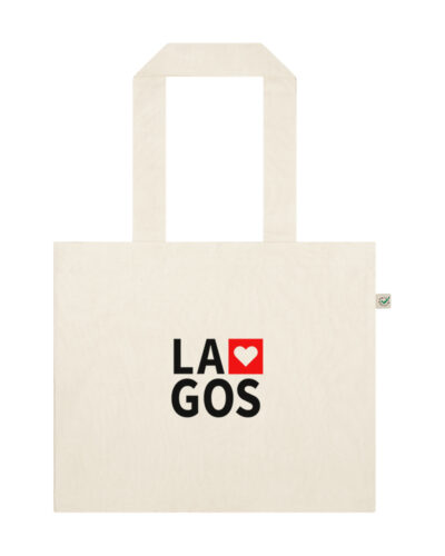 Love Lagos Large Tote Bag - Natural