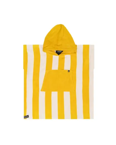 Bedu Terry Kids Poncho - Mustard