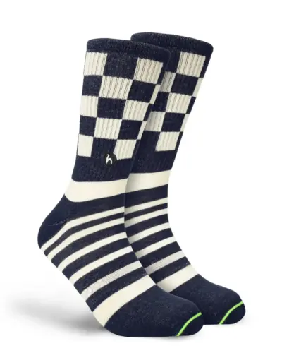 Chess Socks - Blue