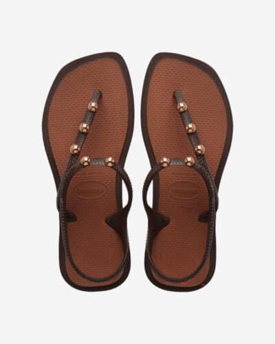 Flash Fusion Beach Sandals - Coffee/Rust