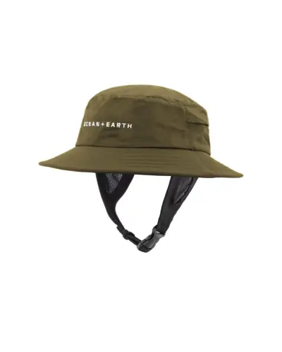 Bingin Mens Soft Peak Surf Hat - Olive