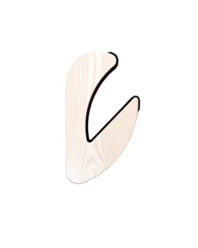 Timber Wall Display Rack