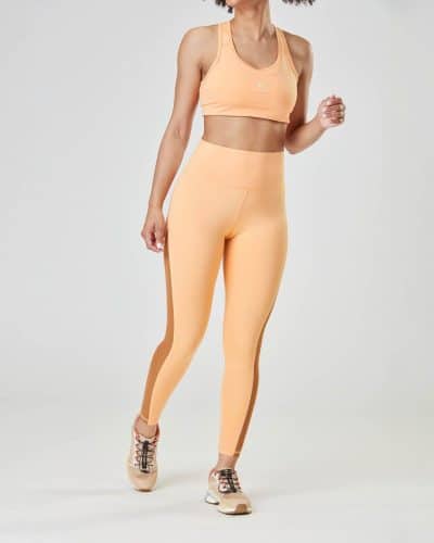 Cintra Tech Womens Leggings - Peach Nougat